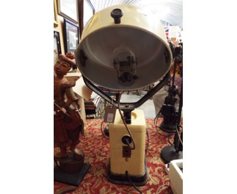 A vintage 'Infra' ray lamp