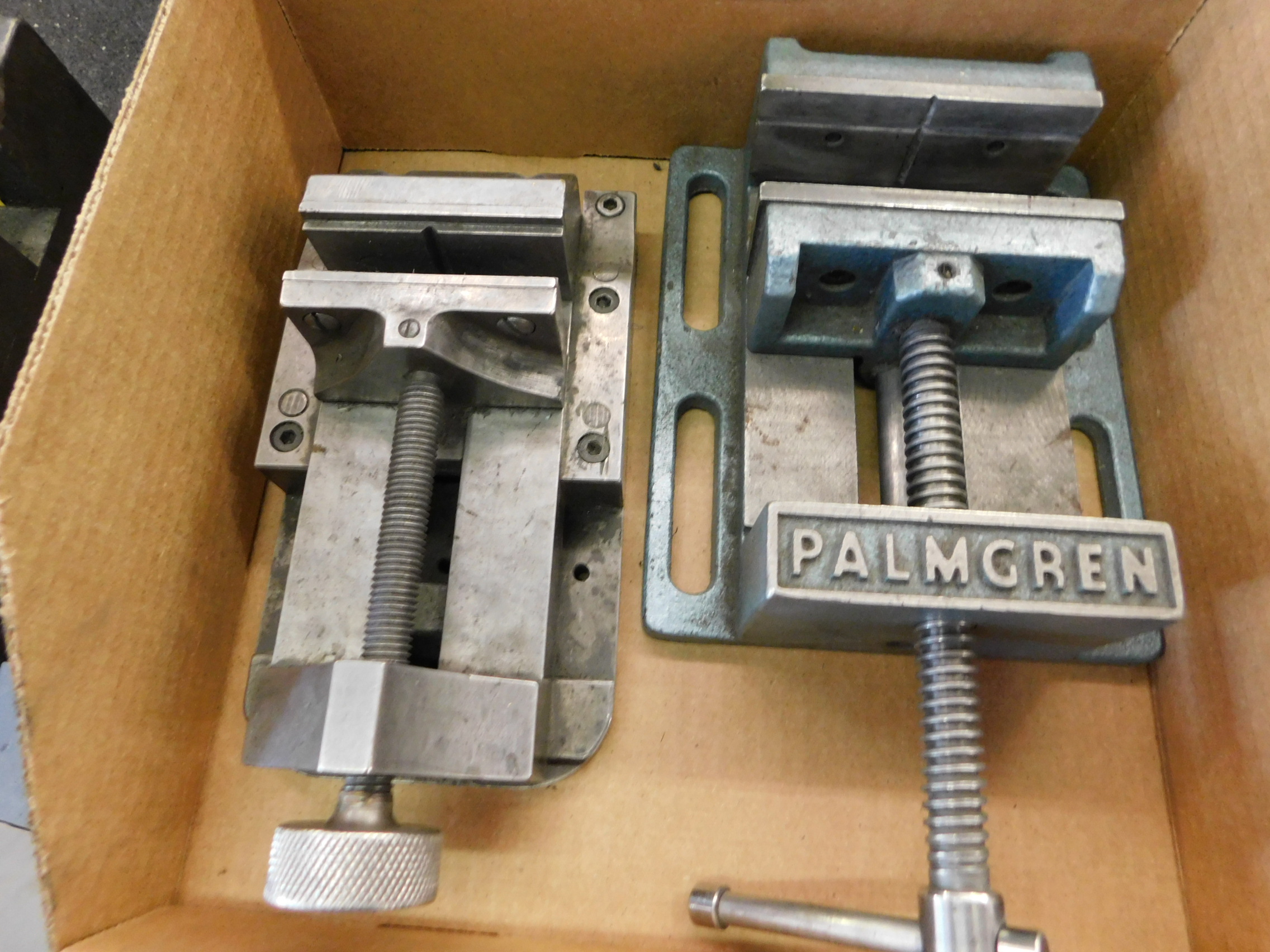 Palmgren 4 Inch Drill Press Vise and 3 Inch Machinist Vise