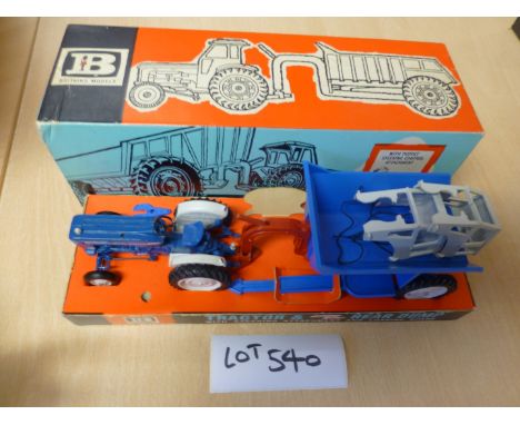 Britains 9630 Tractor and Shawnee Poole, few dump boxed mint vgc.
