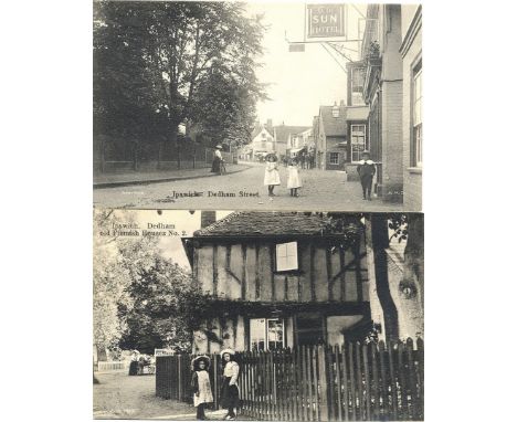 Dedham/Constable Country. Fine selection of 30 Cards mainly Printed, Views, Str.Scs., Many are original views painted by John