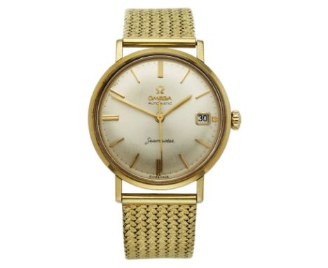 Herrenarmbanduhr Omega Seamaster,Schweiz Anf. 1960er Jahre. Stahl/14 kt GG. Automatik. Ref.-Nr. 1477061 SC. Werk-Nr. Omega 56