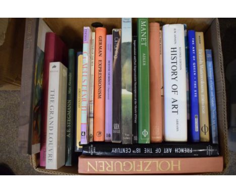 Books - Quantity of Art reference books to include works of Monet, Charles Demuth, George Stubbs, Stegmann, Rembrandt, Franz 