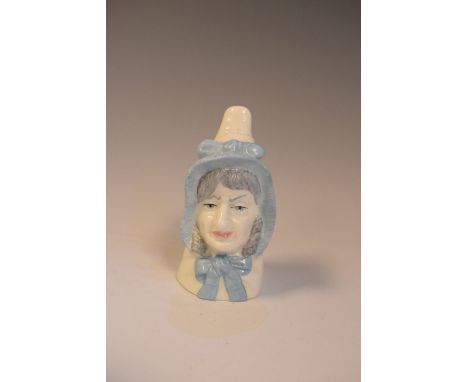 Royal Worcester Caudle candle snuffer, 7cm high  