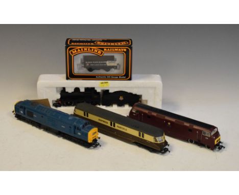 Assorted quantity of Mainline, Lima and other 00 Gauge railway train set locomotives (contents unchecked)  