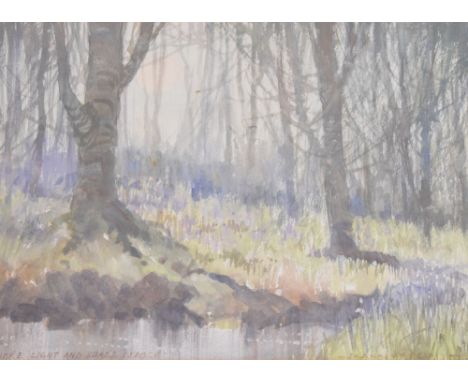 Frank Shipsides - Bristol Savage - Watercolour - 'Where light and shade repose', signed and titled, 26.5cm x 36.5cm, verso wi