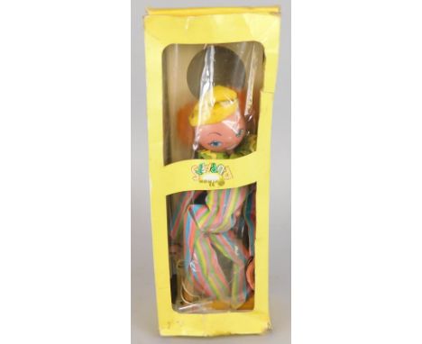 A Pelham clown puppet, in original box, (box AF)