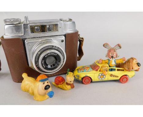 Various collectable items,  to include a Corgi magic roundabout, car and a Halina camera.