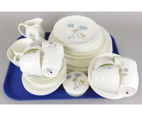 A Wedgwood Ice Rose pattern part tea and dinner service, etc.