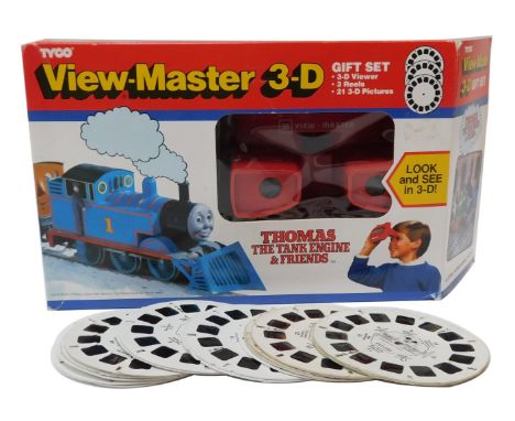 A Tyco View Master 3D gift set Thomas the Tank Engine and View Master reels, together with additional reels, including Mickey