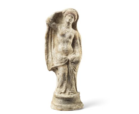  A Greek terracotta figure of Aphrodite  Boeotian, circa early 4th Century B.C.20.8cm highFootnotes:Provenance:Formerly in th