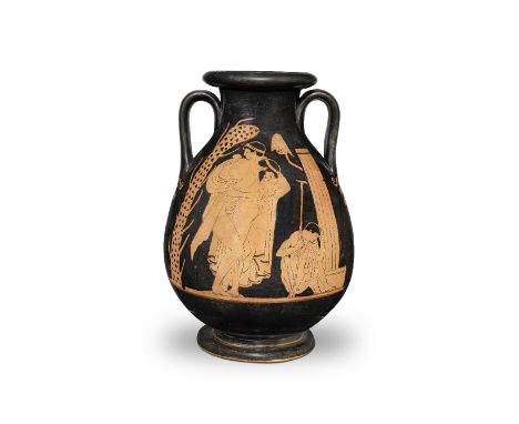  An Attic red-figure pelike  Attributed to the Eucharides Painter, circa 490-480 B.C.39.5cm highFootnotes:Provenance:with Mün