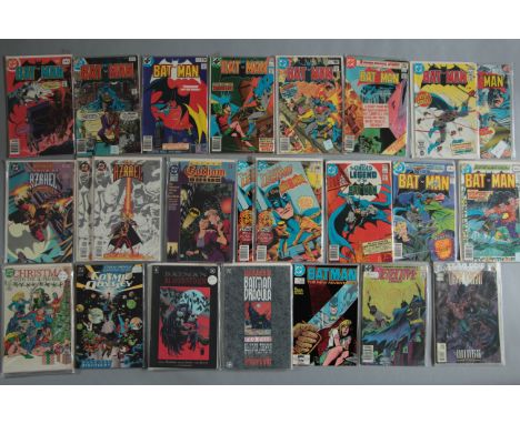A collection of DC comics and others including Batman Nos. 307, 309, 310, 313, 315, 318, 328, 333 & 388. The Untold Legend of