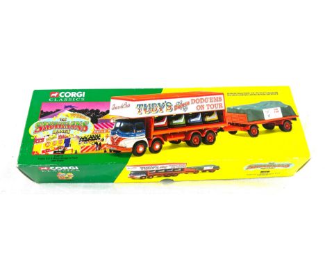 Original and boxed Corgi Foden S21 Dodgem truck and dodgem with trailer Tubys fun fair 14101 