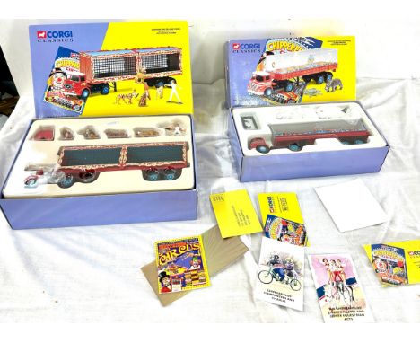 New in packaging Corgi Classics Chipperfields Circus 11201 ERF Artic with Cages Lions &amp; Tigers, New in packaging Corgi Ch