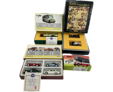 Boxed as new Corgi C90 2 Piece Ford Model T Van Box Set, Corgi D53/1 - Four Rally Cars - Limited Edition, Corgi Classics D949