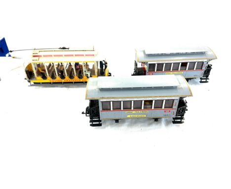 G Scale Bachmann Tram car set, unboxed, untested 