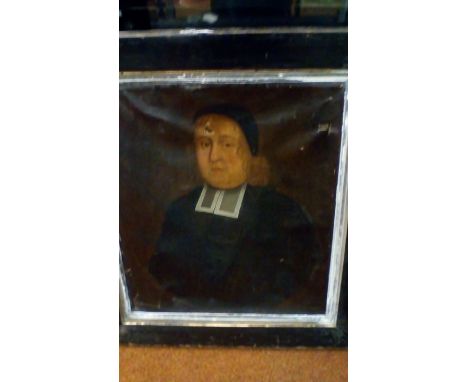 18th century oil on canvas portrait of gentleman , areas of damage to canvas, 71cm x 61cm 