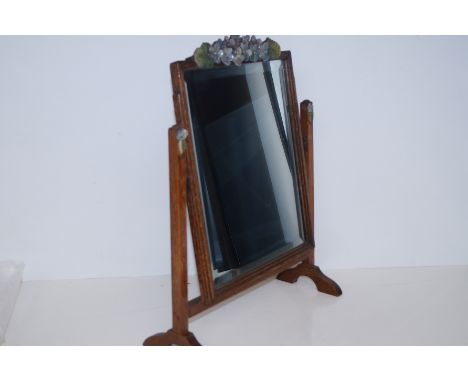Freestanding toilet mirror 
