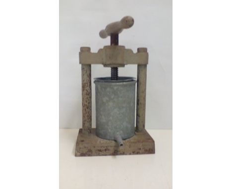 Vintage fruit press 