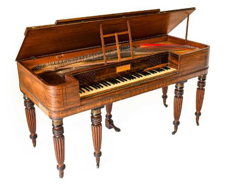A Regency Mahogany and Ebony-Strung Square Piano, by William Stodart &amp; Son, Makers to His Majesty and The Royal Family, G