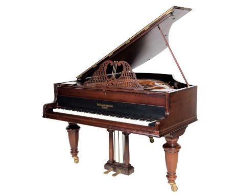 John Broadwood &amp; Sons: A 5'6" Rosewood-Cased Baby Grand Piano, model no.46899, circa 1899, with fret-carved music stand, 