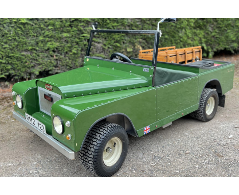 Overview Mini Landrover with trailer and transportation trailer This little vehicle (designed and built by Roger Dennis from 