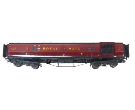 An Exley for Bassett Lowke Royal Mail travelling Post Office, in LMS livery, boxed.