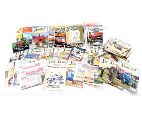 Tractor and machinery magazines, various dates predominantly from the 1990s, various further steam engine and tractor related