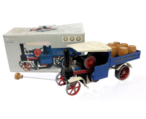 A boxed Mamod steam wagon SW1. 