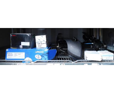 Jaguar X Type and XK8 spares, including gear knobs, Jaguar repeater lamps, Jaguar X Type brake pads, Jaguar X Type rear brake