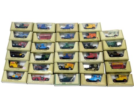 Matchbox Models of Yesteryear boxed diecast, including Harrods Y12 1922 Ford Model T, Y5 1927 Talbot Tasty Old Fashioned and 
