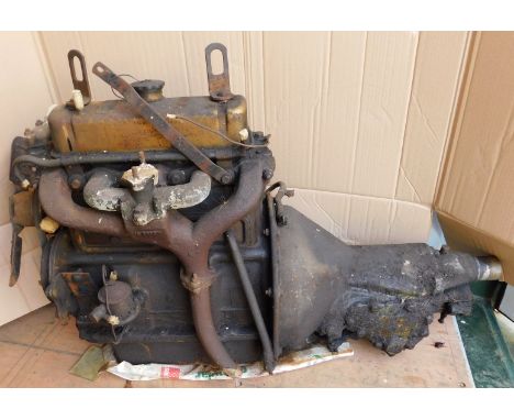 A BMC engine and gearbox.