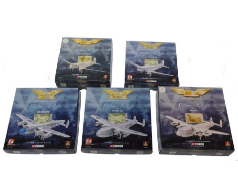 Corgi The Aviation Archive 1:144 scale Berlin Air Life diecast, including Douglas Dakota-RAF 47111, Douglas C47A Sky Train Un