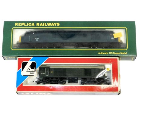 Lima Models and Replica Railways OO gauge locomotives, including Replica Railways class 45 diesel locomotive in BR blue 45128