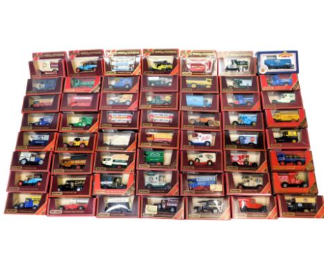 Matchbox Models of Yesteryear boxed diecast, including Y6 1920s Rolls Royce fire engine, Y19 1929 Morris Cowley van Michelin,