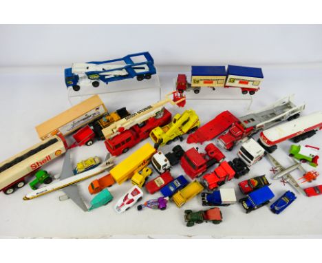 Matchbox - Corgi - Dinky - Lledo - an assortment of approximately 30 unboxed diecast vehicle in varying scales to include #K-