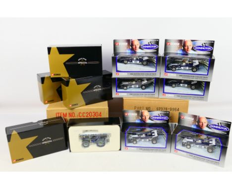 Corgi - Unsold Shop Stock - 2 x trade boxes containing diecast vehicles. Include a box of 6 x #97378 Surtess TS9B - Ford Cosw