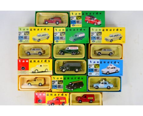 Lledo - Vanguards - 8 x 1:43 scale diecast vehicles to include VA11006 Royal Mail, VA05601 Elpasso Biege Austin 1300 Estate, 