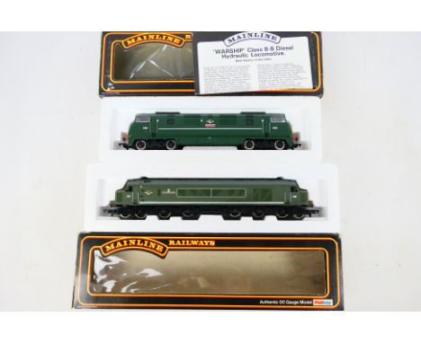 Mainline - Two boxed OO gauge diesel locomotives. Lot consists of Mainline #37050 Type4 1CD Op.No. D49 'The Manchester Regime