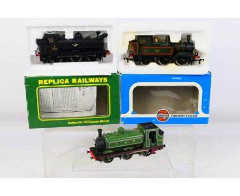 Airfix - Replica Railways - Hornby - A group of OO gauge mainly boxed steam locomotives. Lot consists of Airfix #54153 0-4-2 