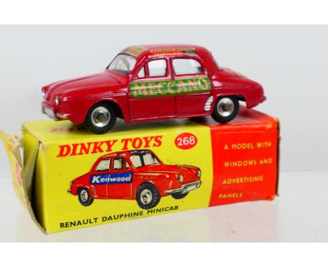 Dinky - A Dinky vehicle #268 Renault Dauphine Minicab. Item shows signs of light use but appears very good-excellent overall.