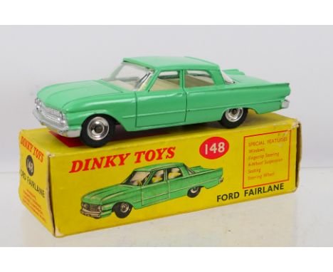 Dinky - A Dinky vehicle #148 Ford Fairlane. Item shows signs of light use but appear very good-excellent overall. Boxes appea