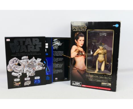 Art FX - DK - A boxed 1:7 scale Snap fit Leia Organa (Jabba's Slave Ver). Item has been assembled. Also a Star wars the Compl