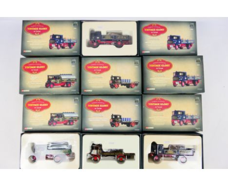 Corgi - Ex shop Stock - 8 x 1:50 scale diecast Limited Edition vehicles from the Vintage Glory of Steam Series. Lots include 