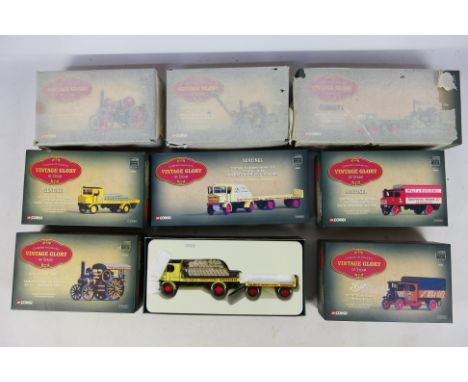 Corgi - Unsold Shop Stock - 8 x 1:50 scale limited edition diecast vehicle from the Vintage Glory series. Includes #80005 Sen