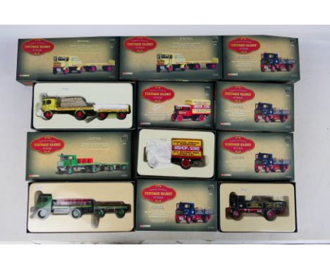 Corgi - Unsold Shop Stock - 8 x 1:50 scale limited edition diecast vehicle from the Vintage Glory series. Includes 4 x 80006 