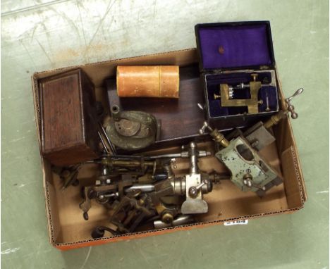 Quantity of precision clock/watch making tools to include Jacot tools, depthing tools, staking tools etc