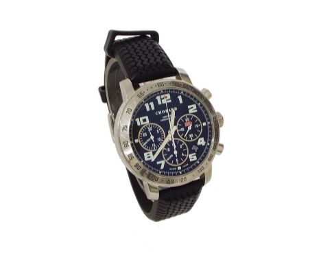 (12 537853-1-A) Chopard Mille Miglia Chronometer Chronograph automatic stainless steel gentleman's wristwatch, ref. 8920, fix