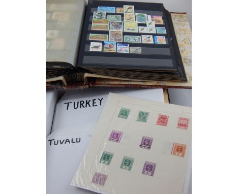 Commonwealth stamp collection, six albums and box file good USA, mint and used including sheets and covers.