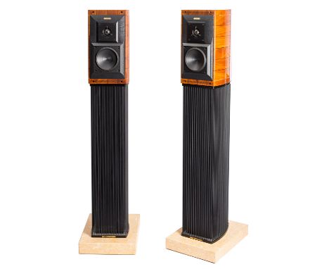 Sonus Faber Guarneri Homage Speakers (pair) Serial No.2072, together with the relevant Speaker Stands. Includes a 4 metre pai
